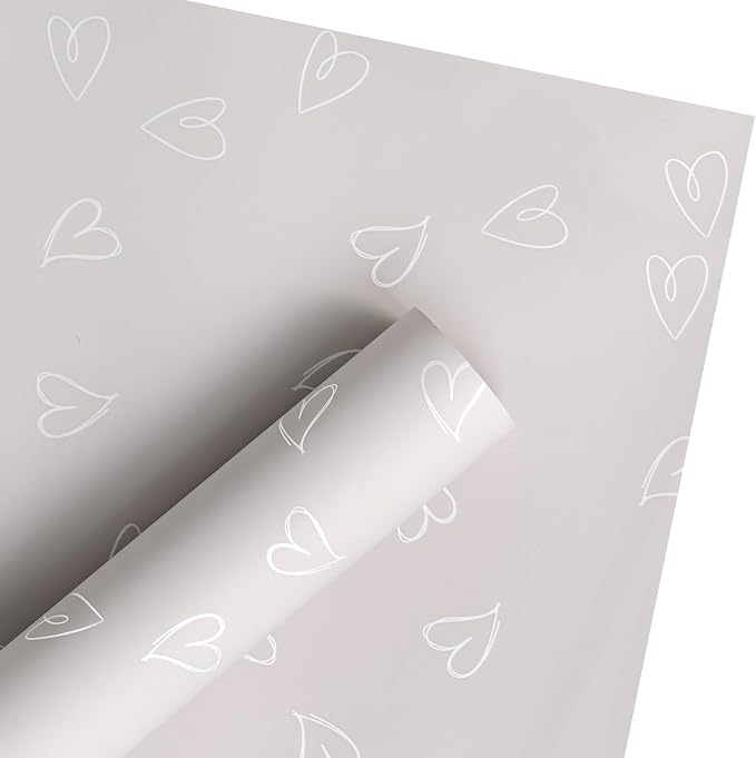 Florist Supply Paper - 20枚入りフラワーラッピングペーパー - 22.8 x 22.8インチ ヌードラブデザイン