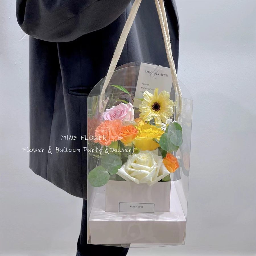 5/10 個、ハンドフラワー包装箱、防水透明フラワーアートア - Florist Supply Paper のレビューと価格