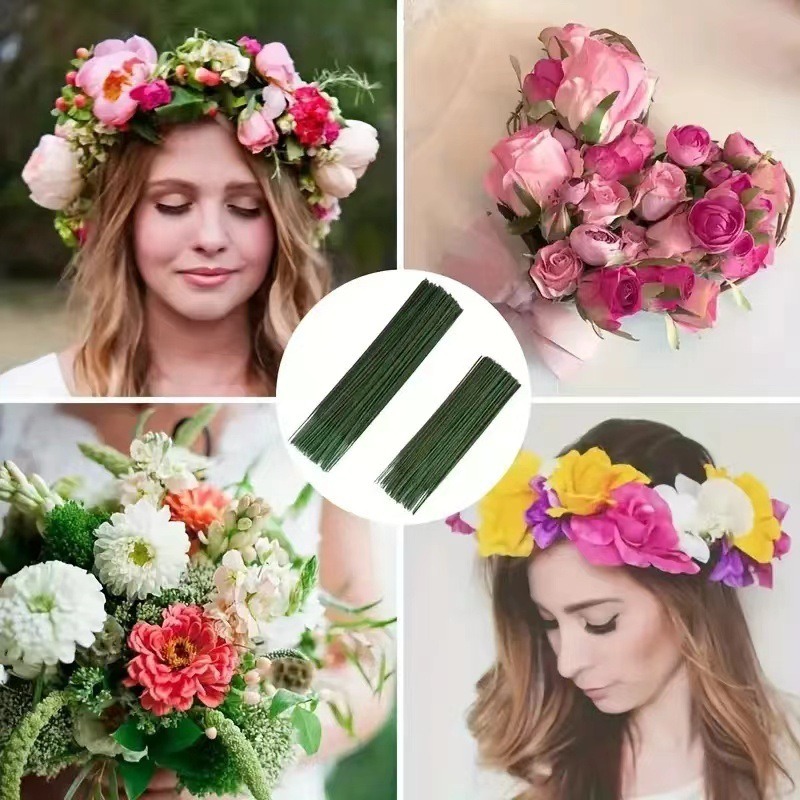 100個の花の茎、造花ロッド、フラワーアレンジメント用品用の - Florist Wreath Supply のレビューと価格