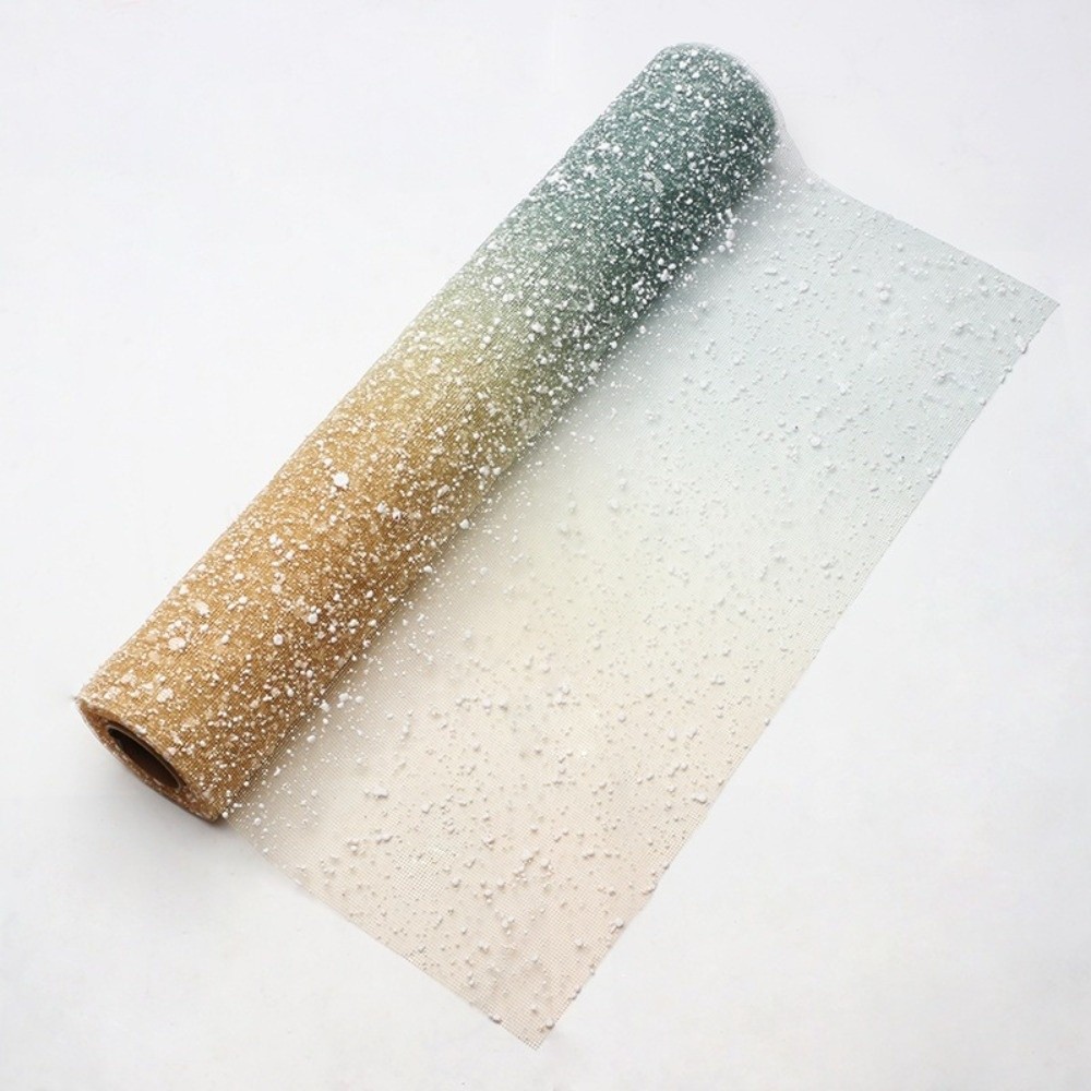 グラデーションスノードットヤーンメッシュペーパー不規則メッシ - Florist Supply Paper のレビューと価格