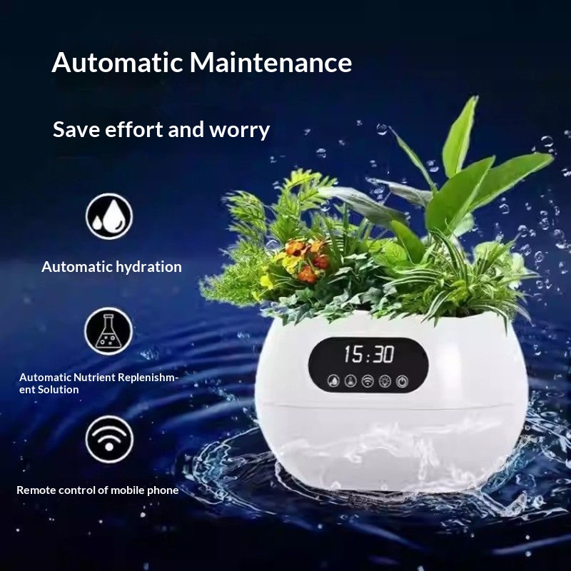 AIインテリジェント植木鉢 自動給水 栄養補給 スマホ遠隔操 - Flower Supplies のレビューと価格