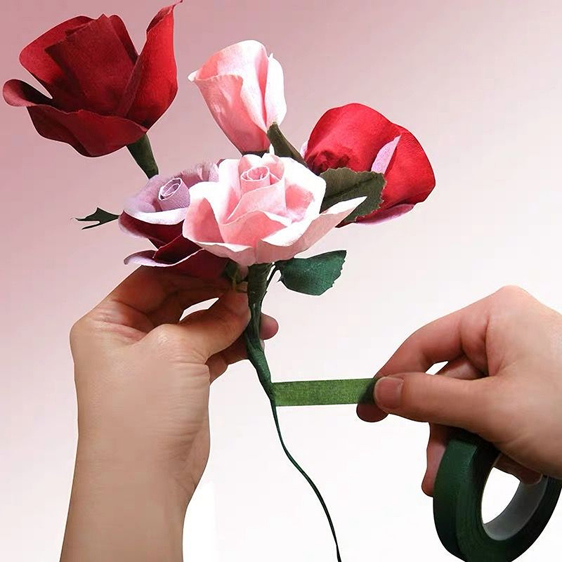 自己粘着性の花卉テープ、花茎包装紙、雄しべテープ、花屋DIY - Florist Supply Paper のレビューと価格