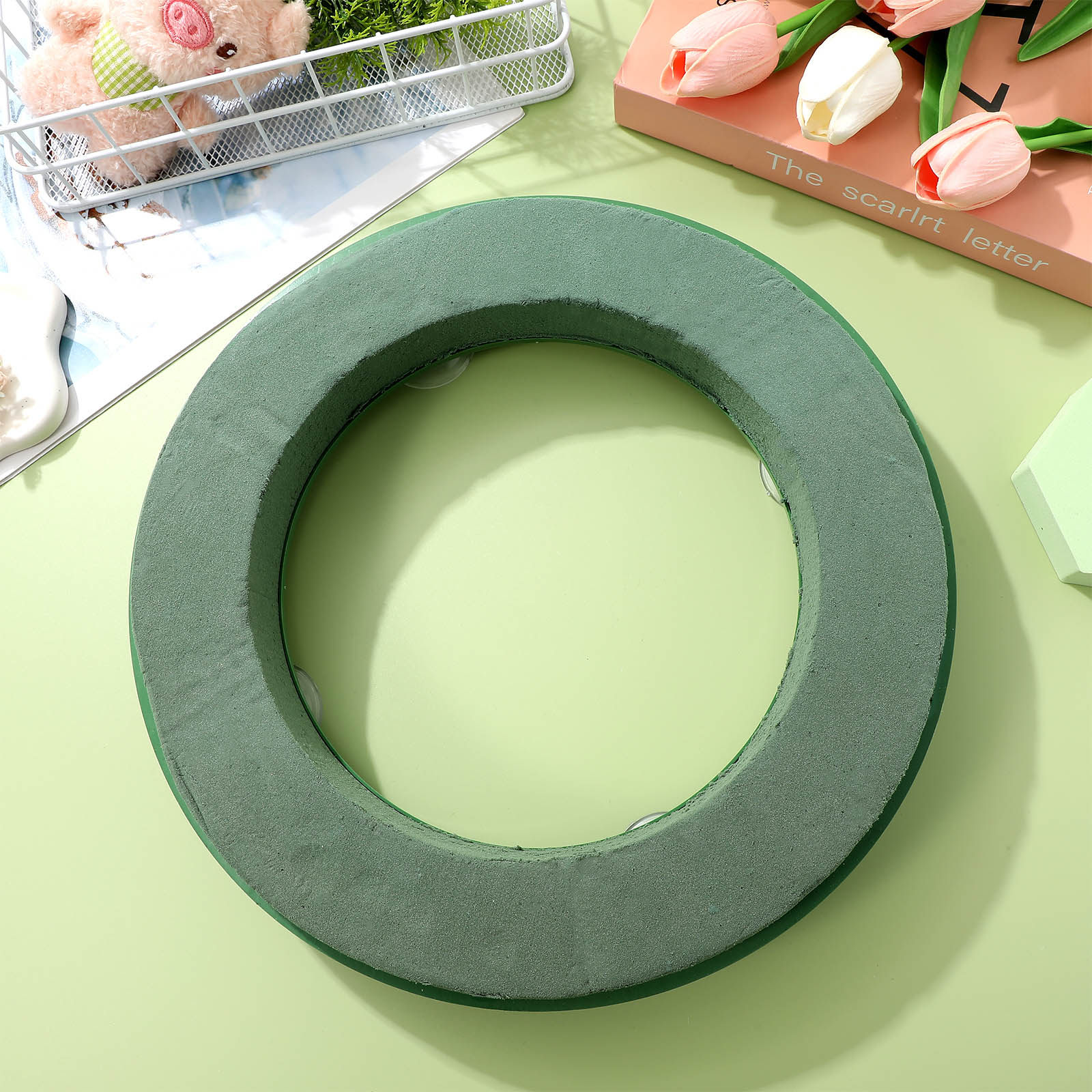 小さな花用フォームリング、泥ブロック、フラワーアレンジメント - Florist Wreath Supply のレビューと価格